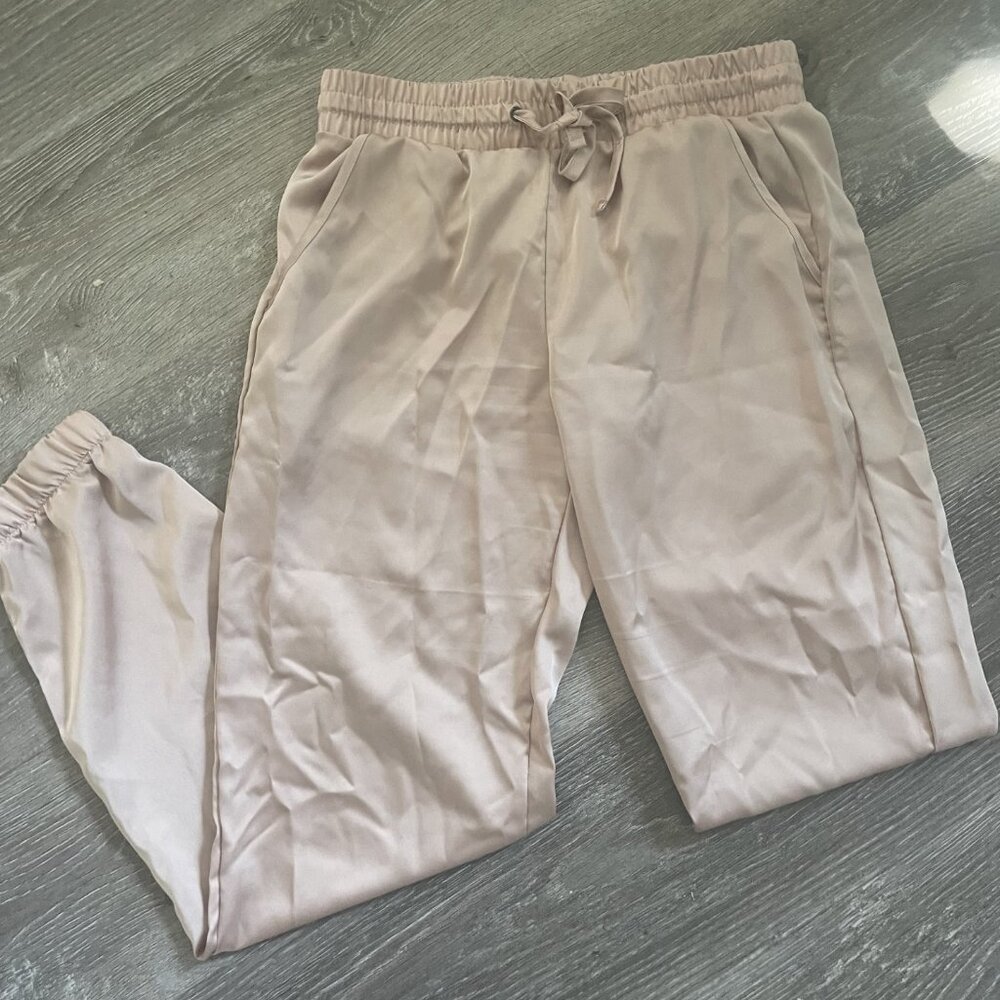 Olive + Oak XS Satin Joggers NWOT